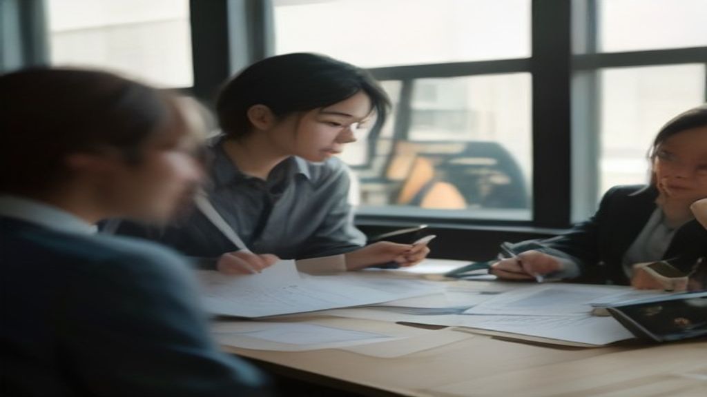 Business advisor guiding a small business owner through growth strategy planning.