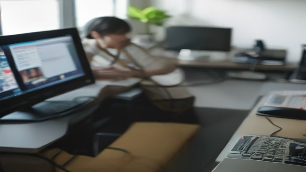 Use WhatsApp Business Web on a computer screen to manage customer chats and quick replies easily.